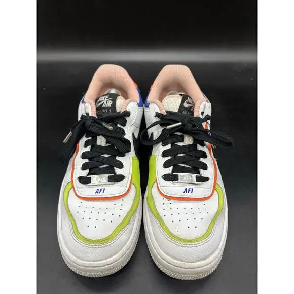 Nike Air Force 1 Shadow White Multi Womens Size 7 DV2186-100 - Picture 3 of 7